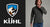 Men's long-sleeve button-up shirt in dark charcoal, front view on model