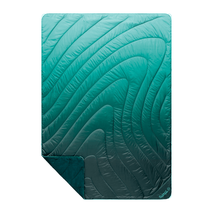 Rumpl Fleece Puffy Blanket-Jade Fade 1P