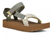 Platform sandal with adjustable ankle and toe straps in neutral tones