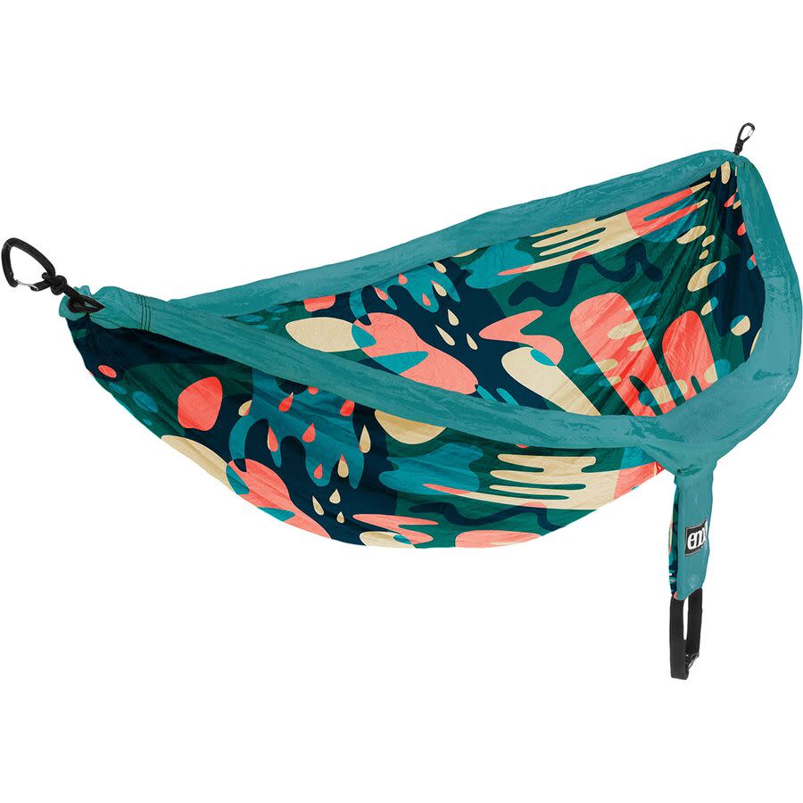ENO DoubleNest Hammock Prints Lagoon