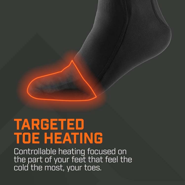 Rechargeable Heated Oversock