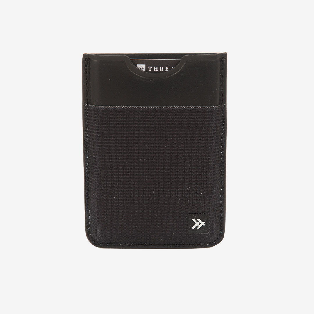 Thread Wallets Magnetic Wallet Black