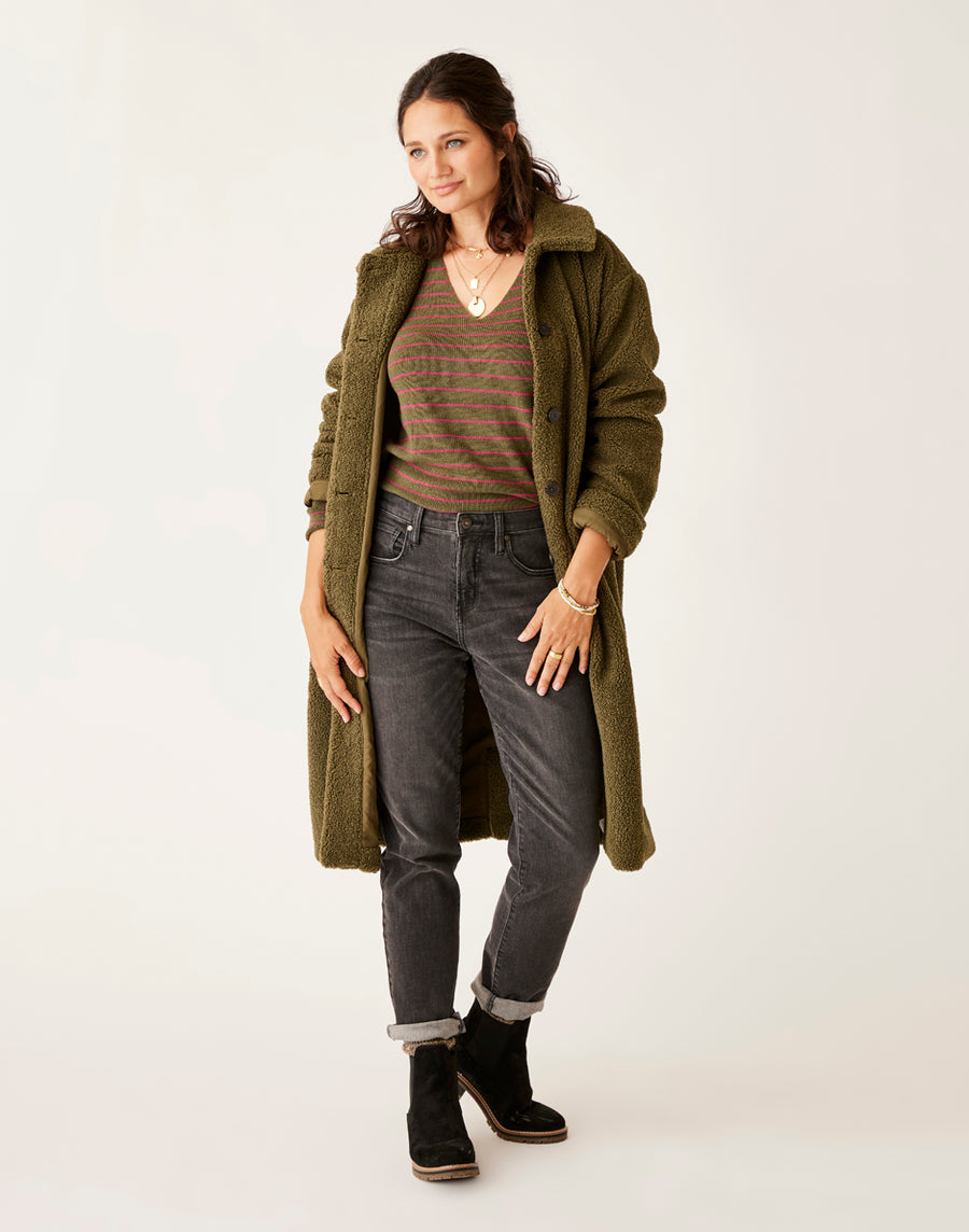 Carve Designs Ws Sutton Boucle Jacket Fir