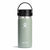 16oz insulated stainless steel coffee flask with flex sip lid and carry handle, front view