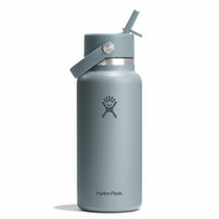 Hydroflask 32oz Wide Mouth w/ Flex Straw Cap Shale Grey/Shale Grey