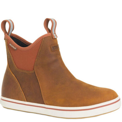M's Leather Ankle Deck Boot