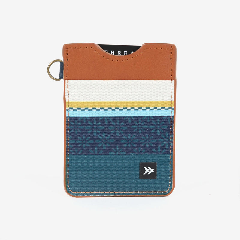 Thread Wallets Vertical Wallet - Signature Elastic Pocket Design